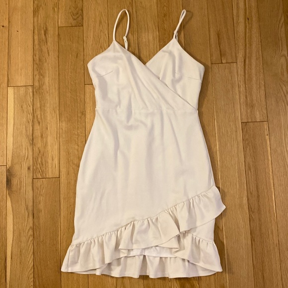 Sealed with a kiss white bodycon dress - Picture 2 of 2